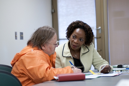 Olomu with patient